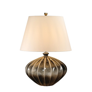 Lampa stołowa Rib Pumpkin 1 Light Elstead