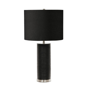 Lampa stołowa Ripple 1 - czarna Elstead