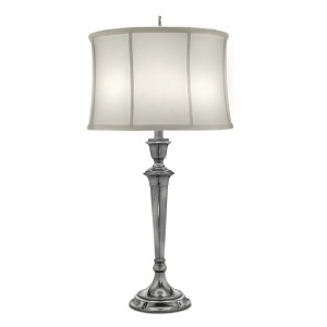 Lampa stołowa Syracuse 1 – antyczny nikiel Elstead