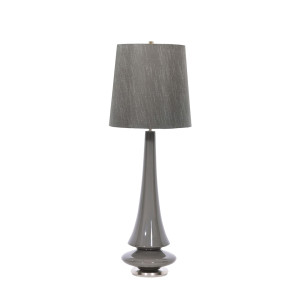 Lampa stołowa Spin 1 - szara Elstead