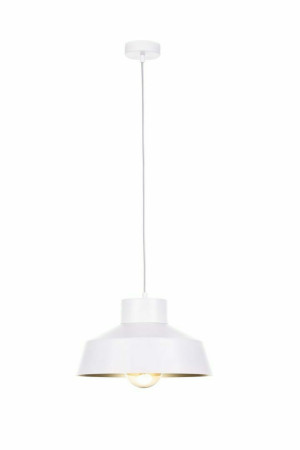 Lampa wisząca 1xE27 MOON WHITE/GOLD