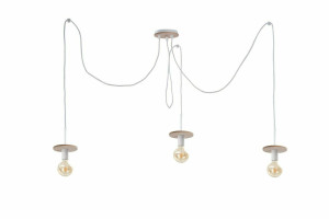 Lampa wisząca 3xE27 SATURN NATURAL