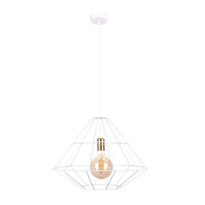 Lampa wisząca 1xE27 KIRA GOLD/WHITE