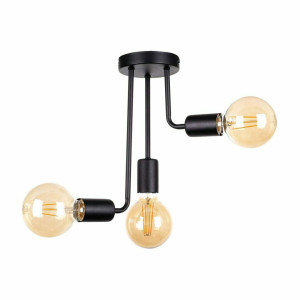 Lampa sufitowa 3xE27 MEGAN BLACK
