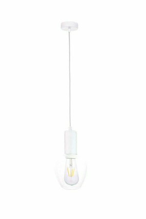 Lampa wisząca 1xE27 VERRE WHITE