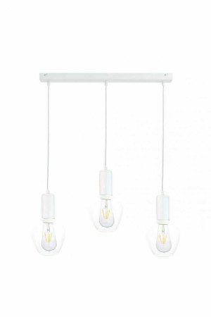 Lampa wisząca 3xE27 VERRE WHITE
