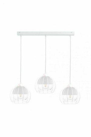 Lampa wisząca 3xE27 SOLO WHITE