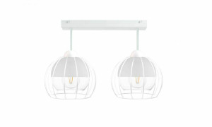 Lampa sufitowa 2xE27 SOLO WHITE