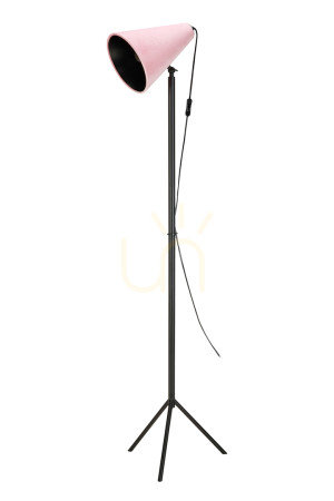 Lampa podłogowa Markslojd Cilla 107928 różowa czarna metalowa 150 cm