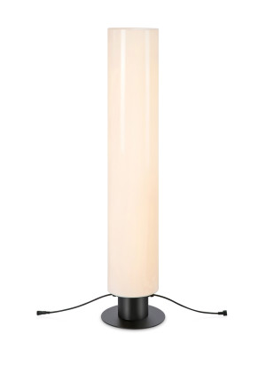 Lampa ogrodowa słupek Markslojd Garden 24 Cylinder 110 cm biała czarna 107986