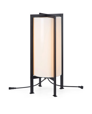 Lampa ogrodowa Markslojd Garden 24 Cylinder Frame 54,5 cm czarno-biała 107987