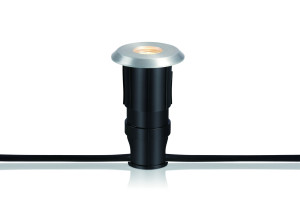 Lampa ogrodowa wpuszczana Markslojd Garden 24 Decklight 107716 aluminium czarna