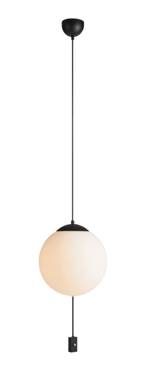 Lampa wisząca Markslojd Here 3xE14 czarno-biała 30 cm 107902