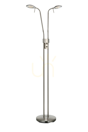 Lampa podłogowa Markslojd Hudson 2L stalowa 135 cm 105583