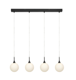 Lampa wisząca Markslojd Quattro XL 4-punktowa czarno-biała 107762