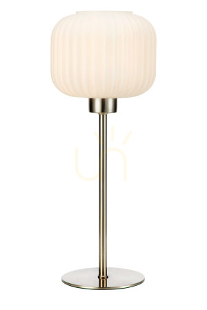 Lampa stołowa Markslojd SOBER 108121 biała stalowa 38 cm