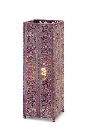 Lampa stołowa Markslojd AGRA 108224 fioletowa metalowa 33,5 cm