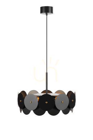 Lampa wisząca Markslojd Vegas 3 czarna metalowa 53 cm 108265