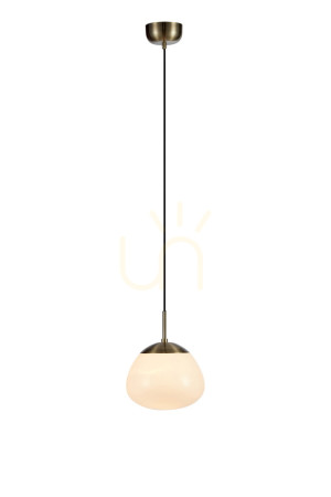 Lampa wisząca Markslojd Rise 108296 biała 25 cm metal szkło