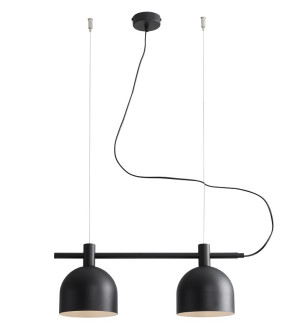 Lampa Wisząca Beryl 2 Black ALDEX