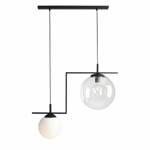 Lampa Wisząca Zac 2 Black Mix ALDEX