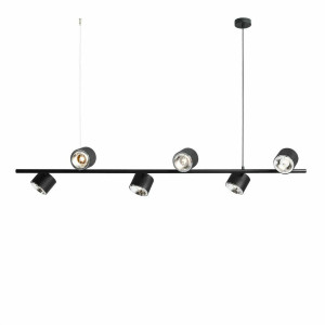 Lampa Wisząca Bot 6 Black ALDEX