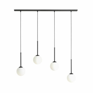 Lampa Wisząca Bosso 4 Black ALDEX
