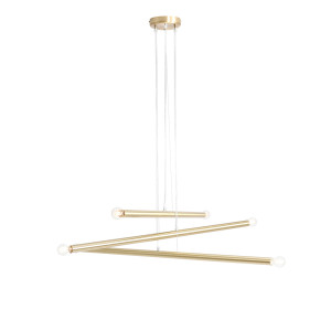 Lampa Wisząca Tubo 6 Brass ALDEX