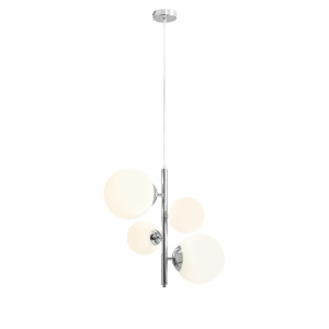 Lampa Wisząca Bloom 4 Chrome ALDEX