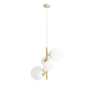 Lampa Wisząca Bloom 4 Brass ALDEX