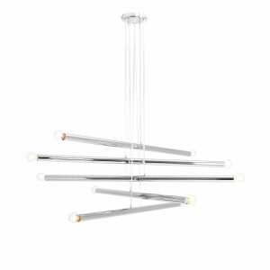 Lampa Wisząca Tubo 10 Chrome ALDEX