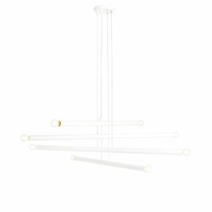 Lampa Wisząca Tubo 8 White ALDEX