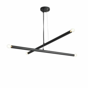 Lampa Wisząca Tubo 4 Black ALDEX