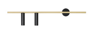 Kinkiet Trevo 2 Black Brass (Left) ALDEX