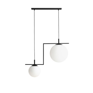 Lampa Wisząca Zac 2 Black Matte ALDEX