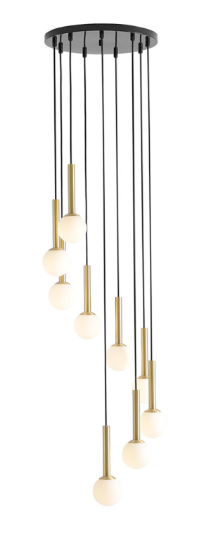 Lampa Wisząca Riu 9 Black ALDEX