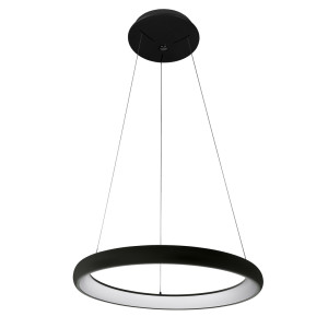 Czarna Lampa Wisząca Alessia