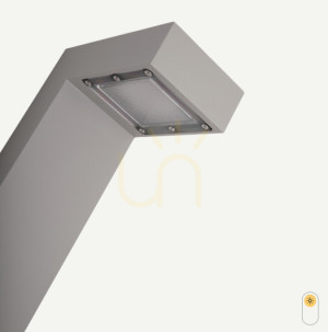 Lampa ogrodowa stojąca ASKER - premium - PRO 1314AL 7,7W 3000K szary - NORLYS