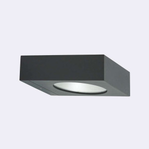 Kinkiet Zewnętrzny HITRA 1331GR 17,5W 3000K Grafitowy RAL-7016 - NORLYS