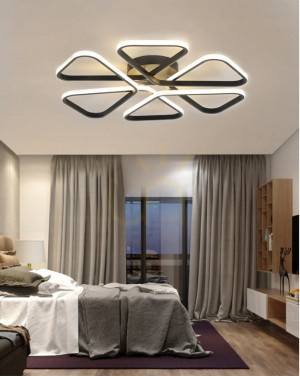 Lampa wiszące trójkąty madera 124w + pilot az133