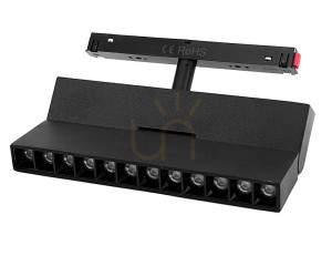 Lampa z diodami do szyn magnetycznych łamana 12w 3000k ddcx-gdzd12