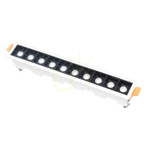 Lampa liniowa led podtynkowa 20w 3000k biała jdl-10t