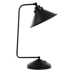 Lampa biurkowa/stołowa METRO E27 czarny LOFT + filament LED