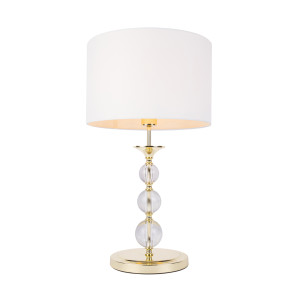 Lampa stołowa Zuma Line REA RLT93163-1GW II ZŁOTO-BIAŁA