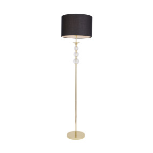 Lampa podłogowa Zuma Line REA RLL93163-1GB II ZŁOTO-CZARNA