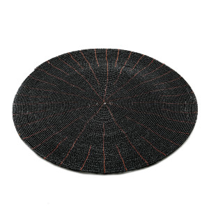 Beaded Placemat - Black
