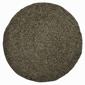Naturalny dywan Seagrass - Czarny - 200