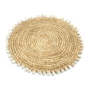Raffia Shell Placemat - Natural