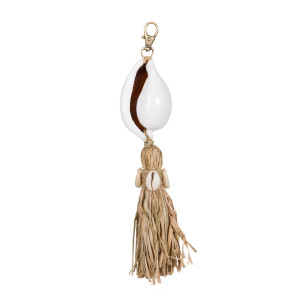 Kubu Keychain - White Natural