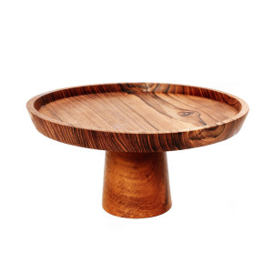 Taca Teak Root Cake Dish - M